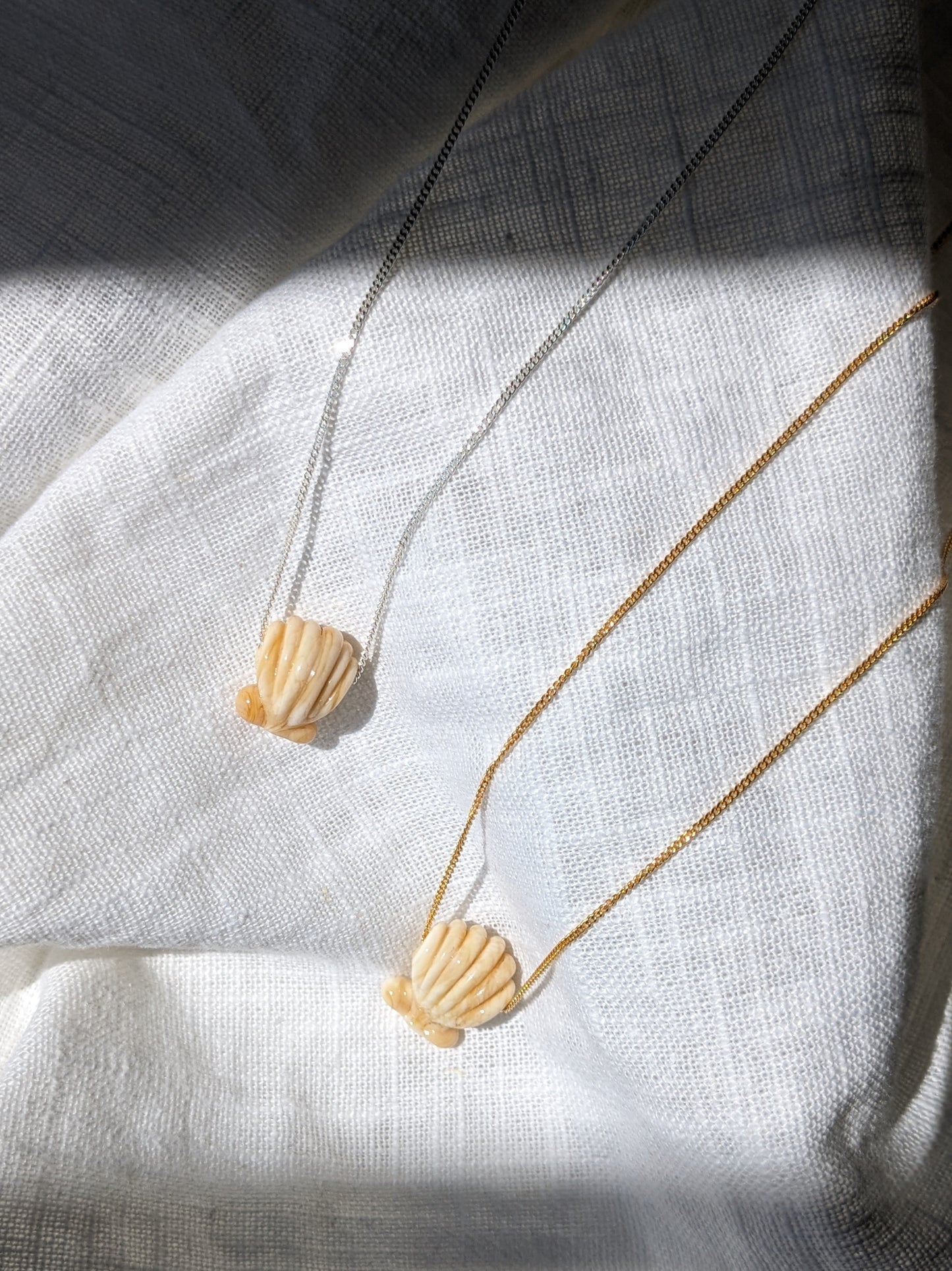 Cute as a Clam Shell Necklace