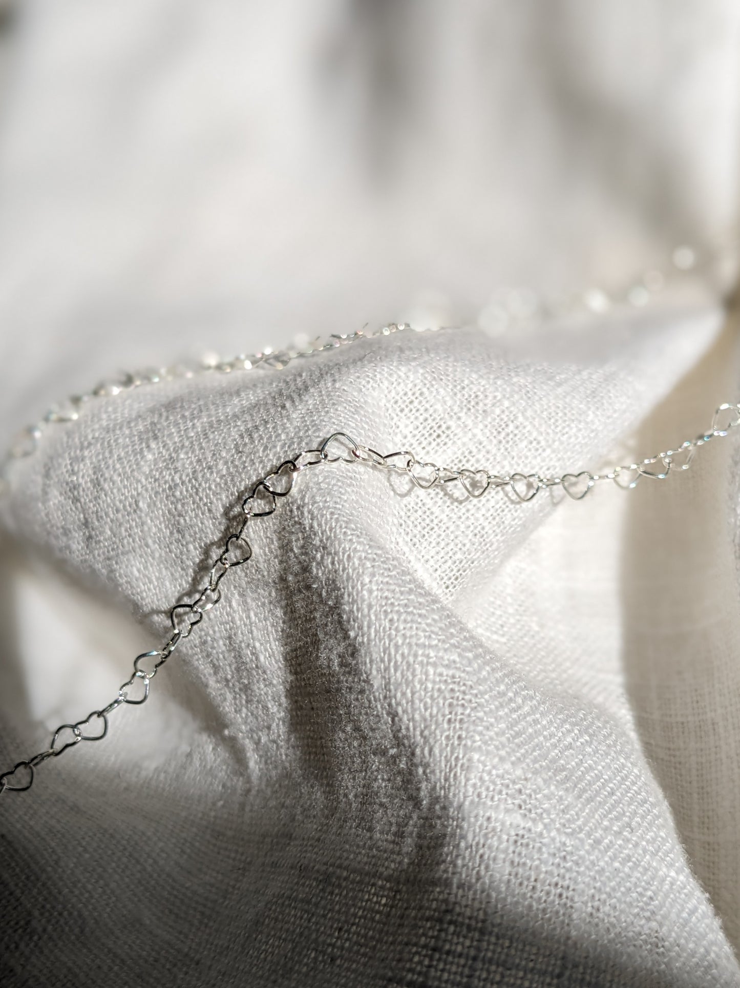 Heart shortie chain necklace