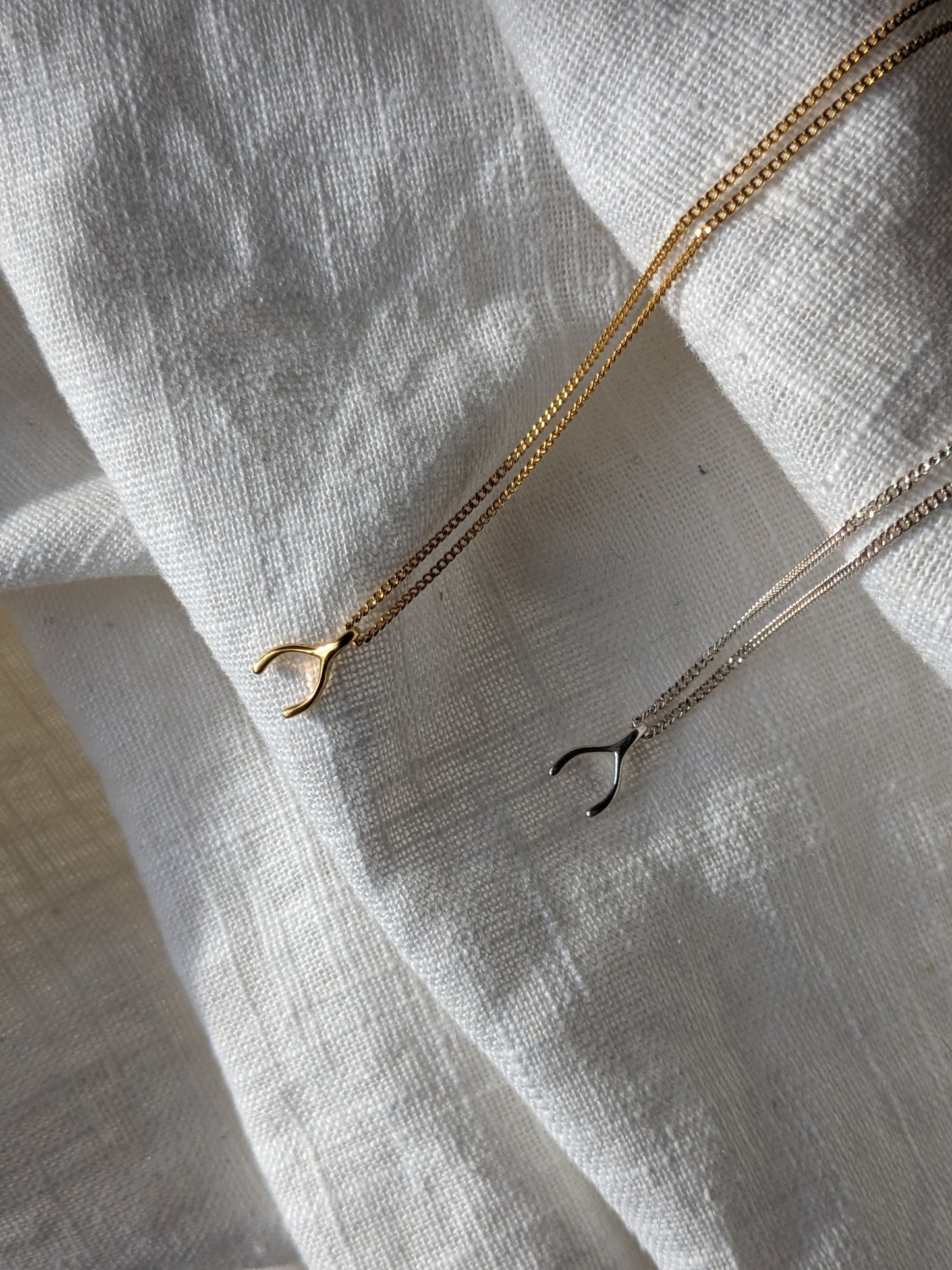 Cute Wishbone necklace