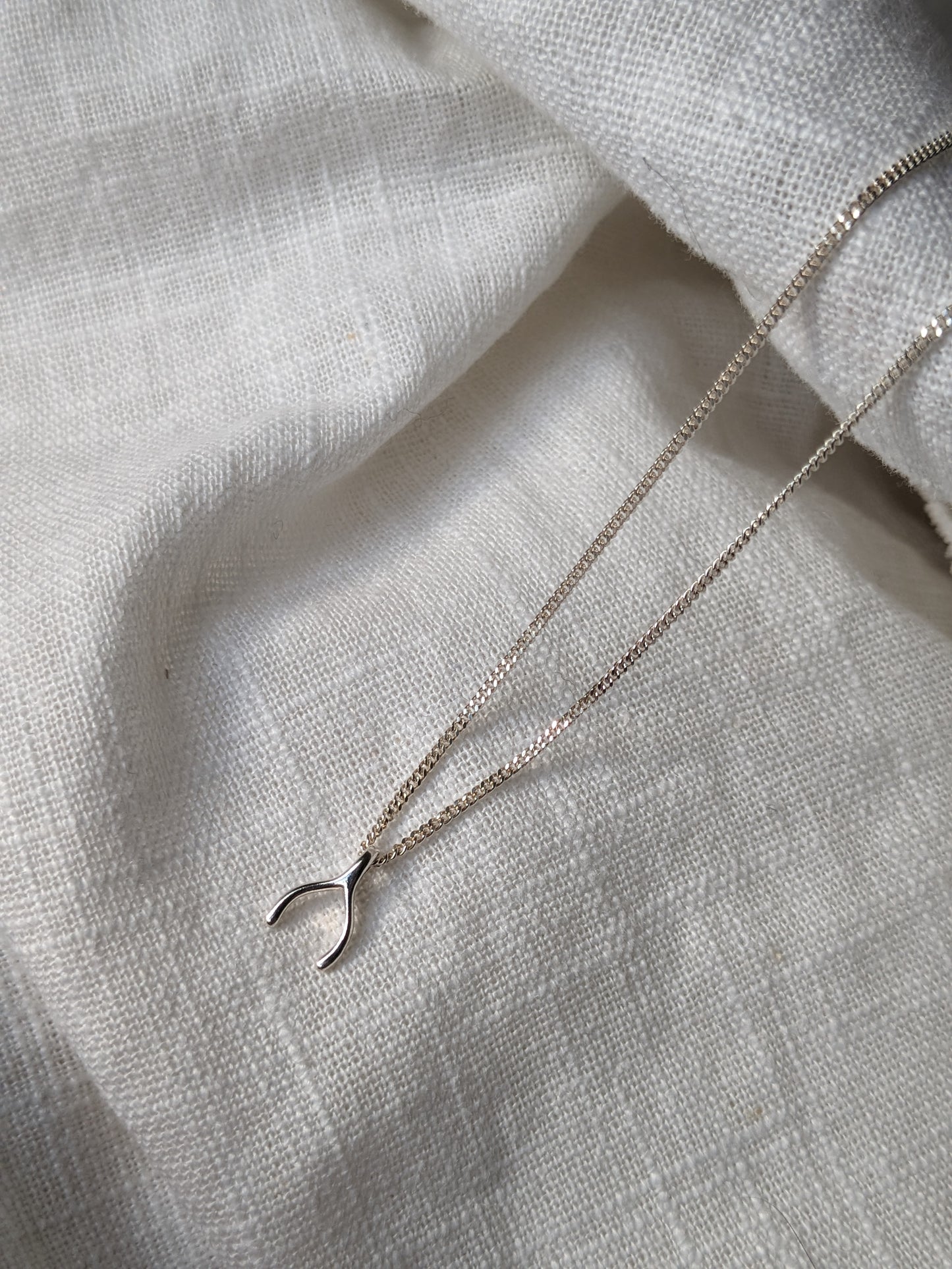 Cute Wishbone necklace
