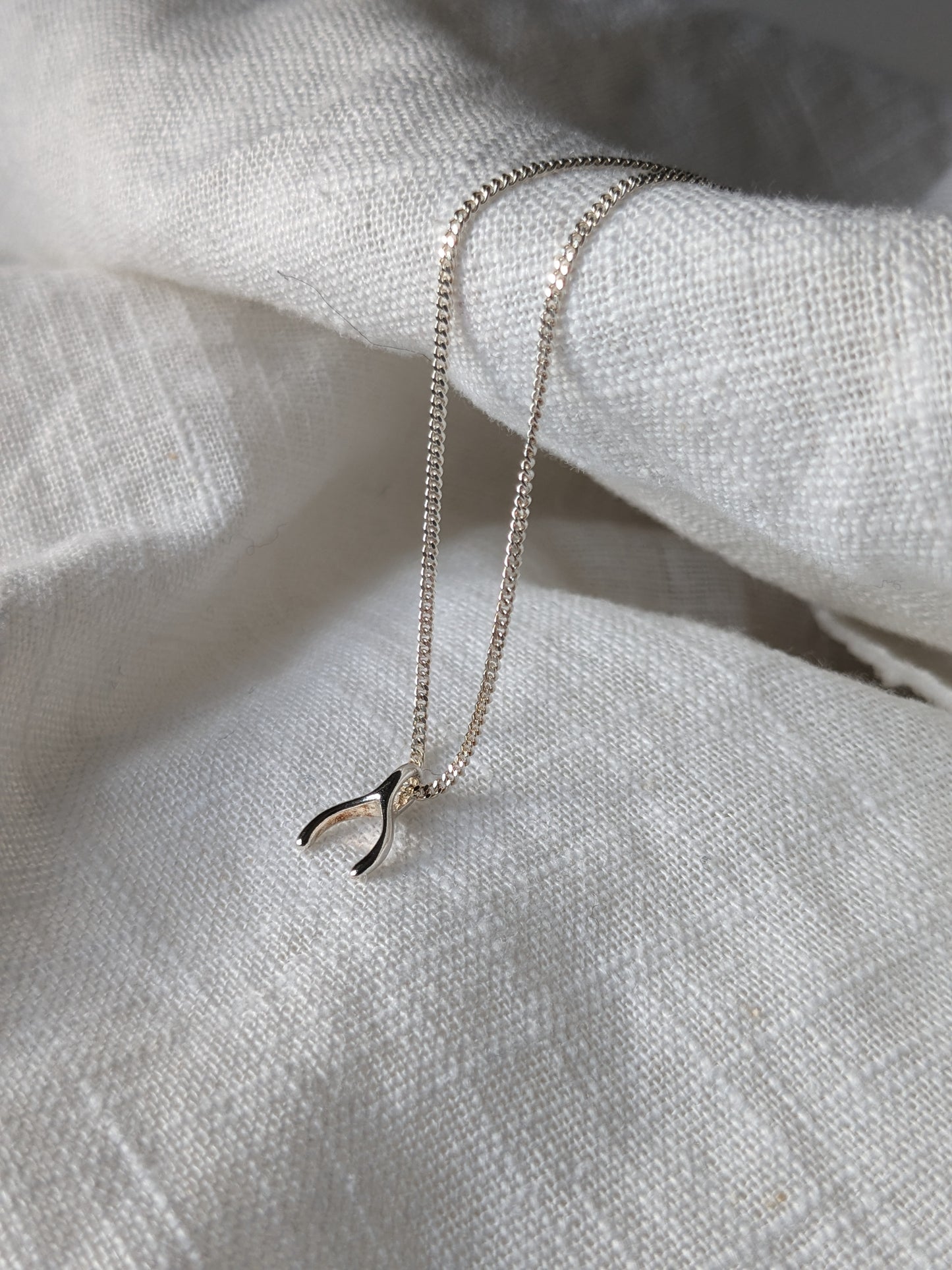 Cute Wishbone necklace