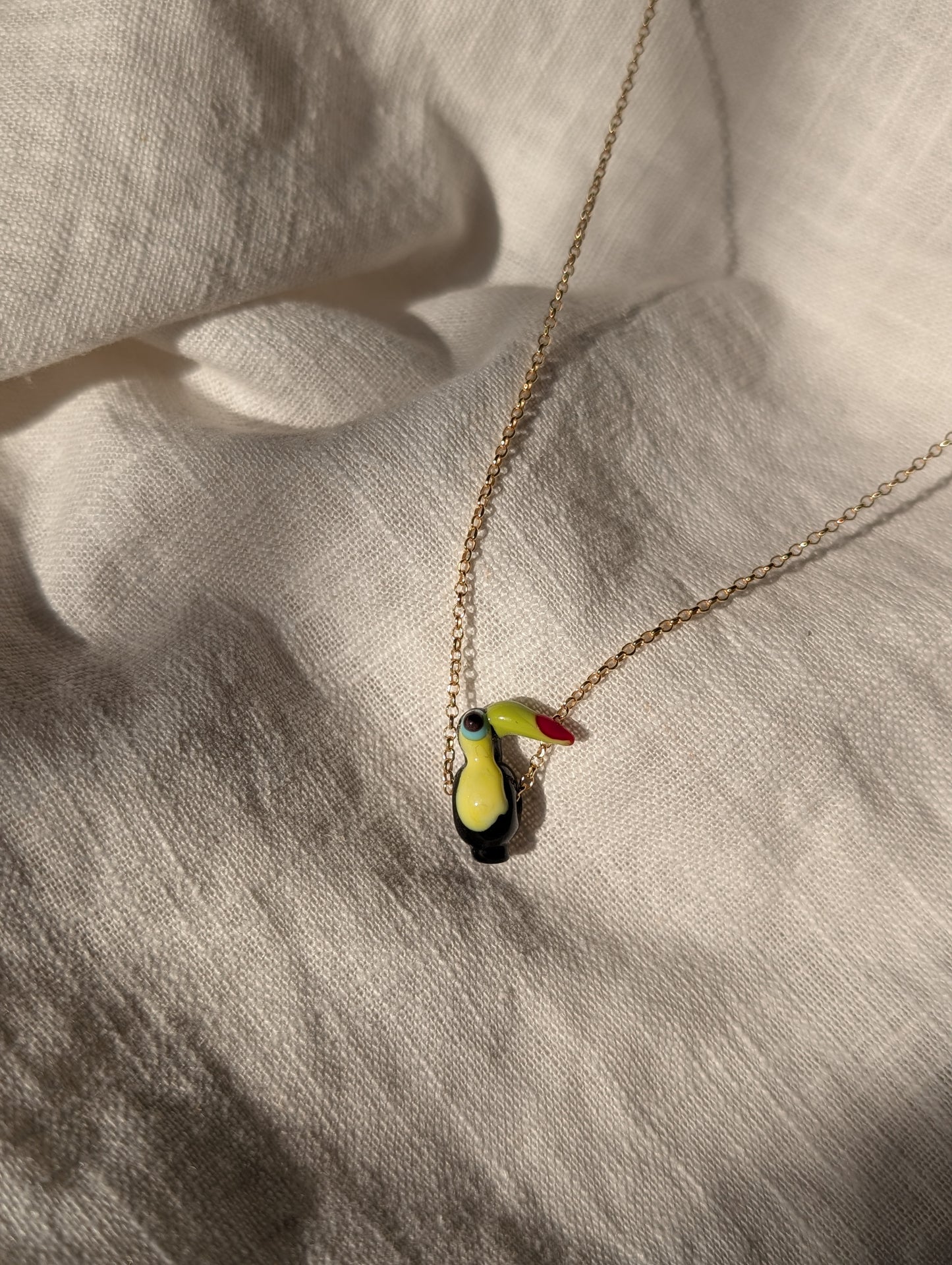 Toucan Murano Glass Necklace