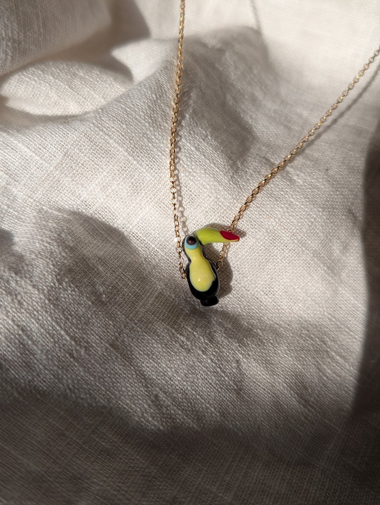 Toucan Murano Glass Necklace