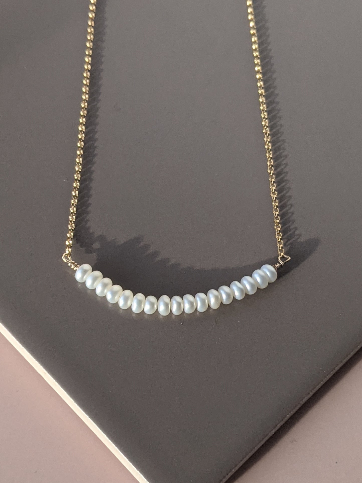 Delicate Seed Pearl Necklace