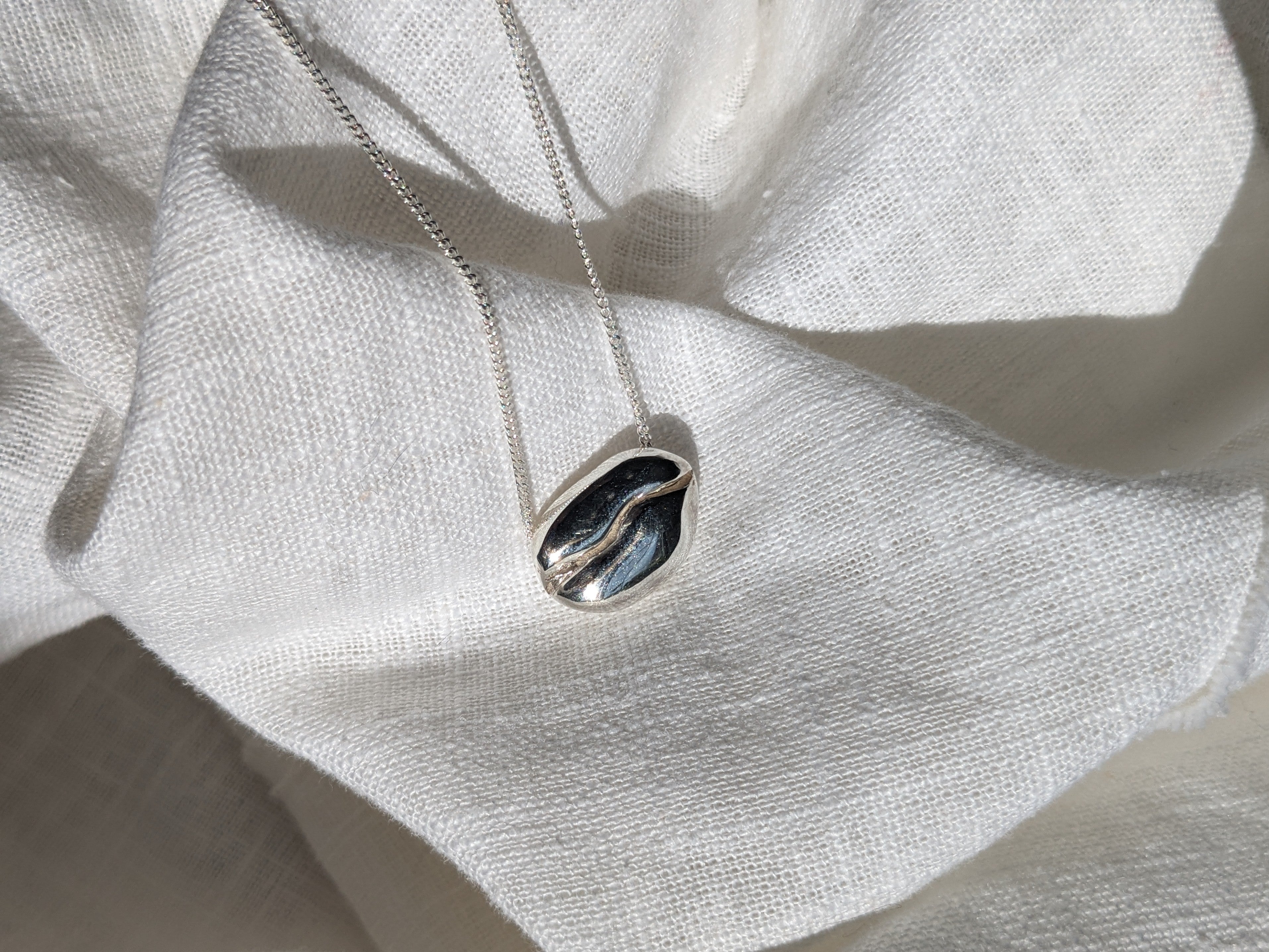 ALL BLUES COFFEE BEANS NECKLACE Barista Bean Coffee Necklace
