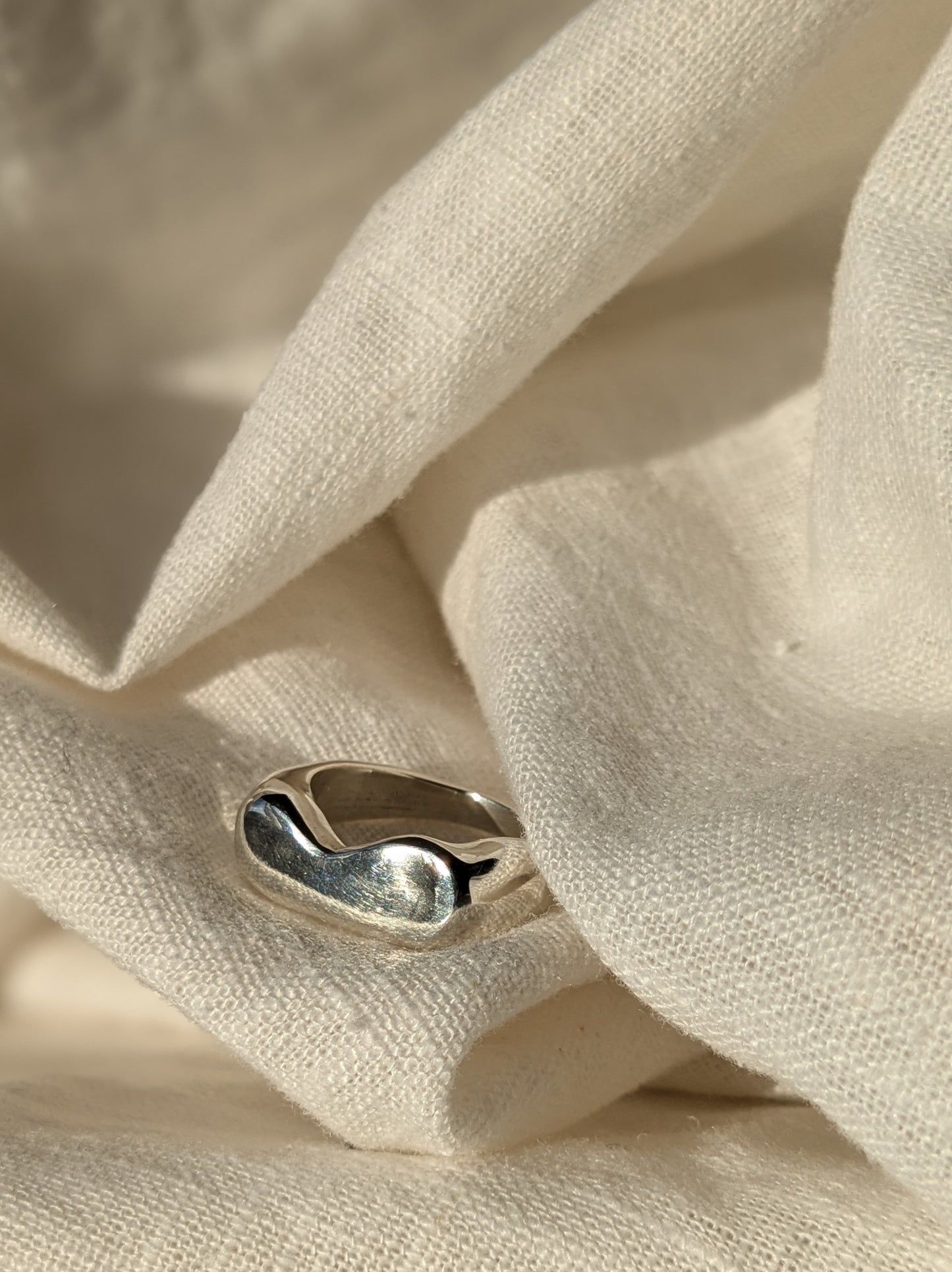 Vague Slieve Signet Ring - Silver