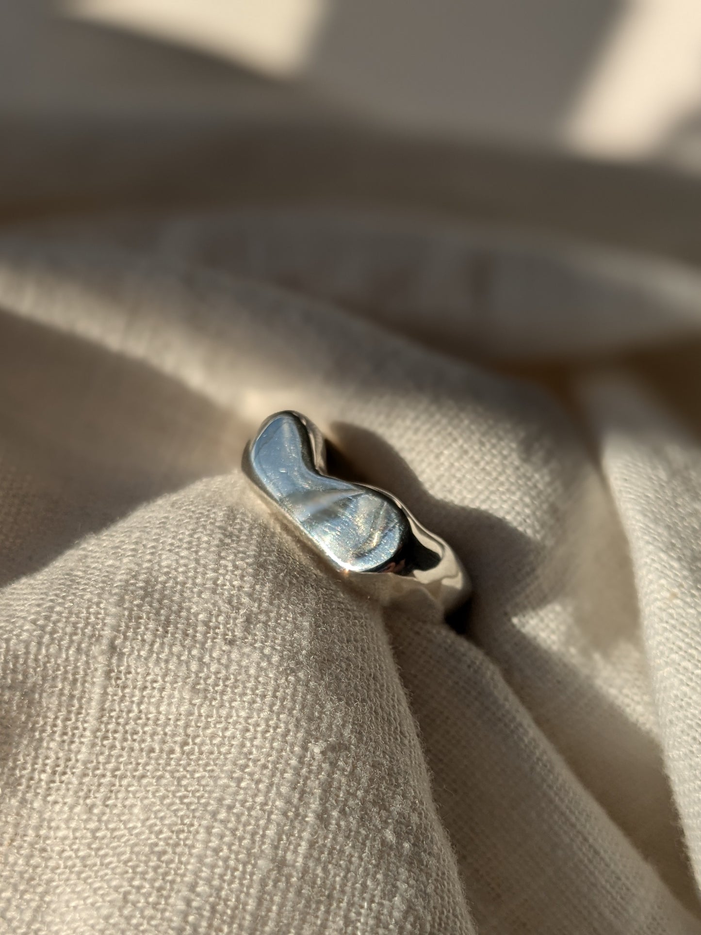 Vague Slieve Signet Ring - Silver