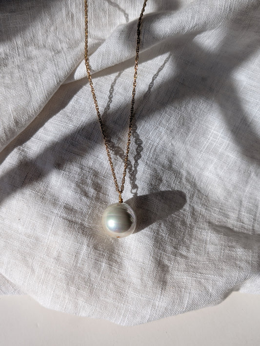 Vintage Glass Pearl Prince of Wales Necklace