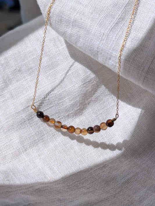 Semi precious bead necklaces