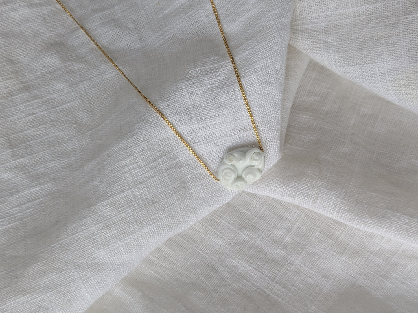 Ivory Cloud Murano Glass Necklace