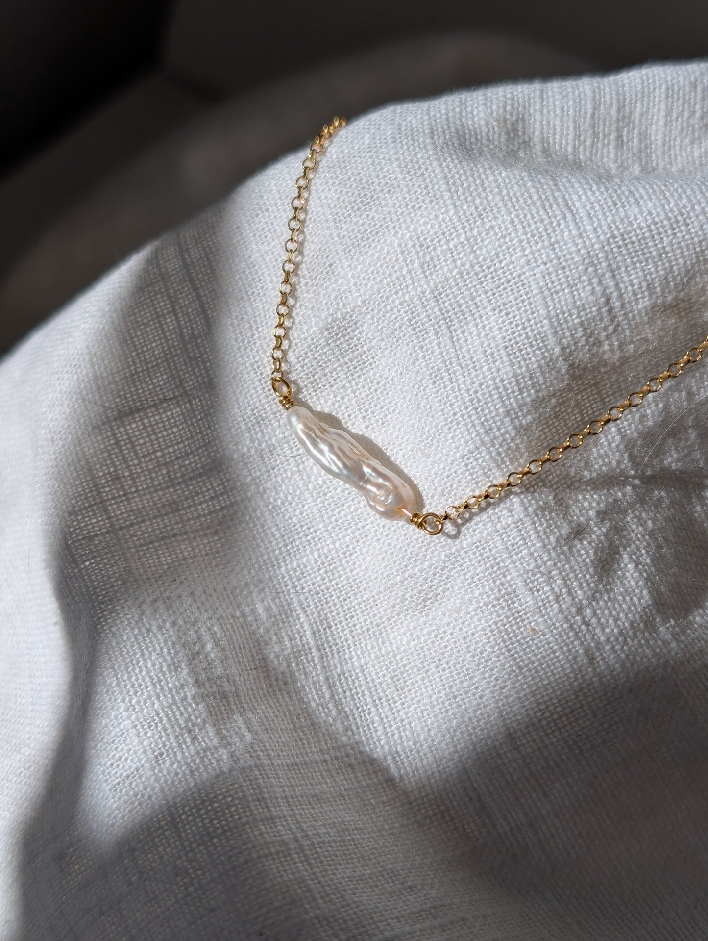 Biwa Pearl Neclace