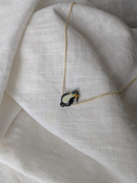 Toucan Murano Glass Necklace