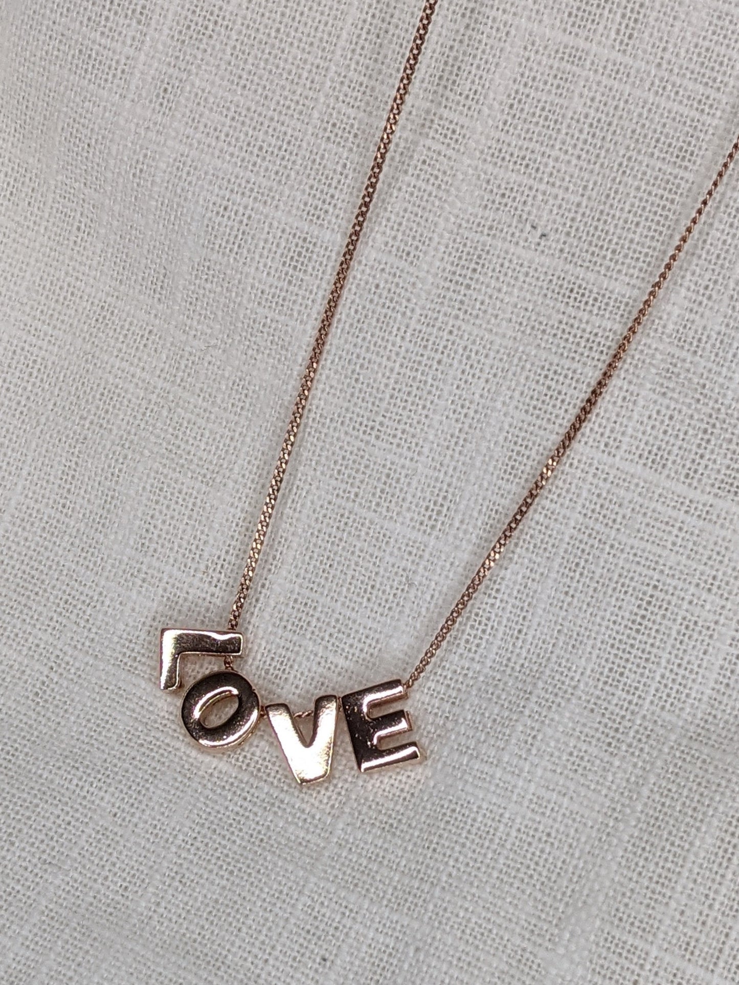 LOVE Letters Necklace