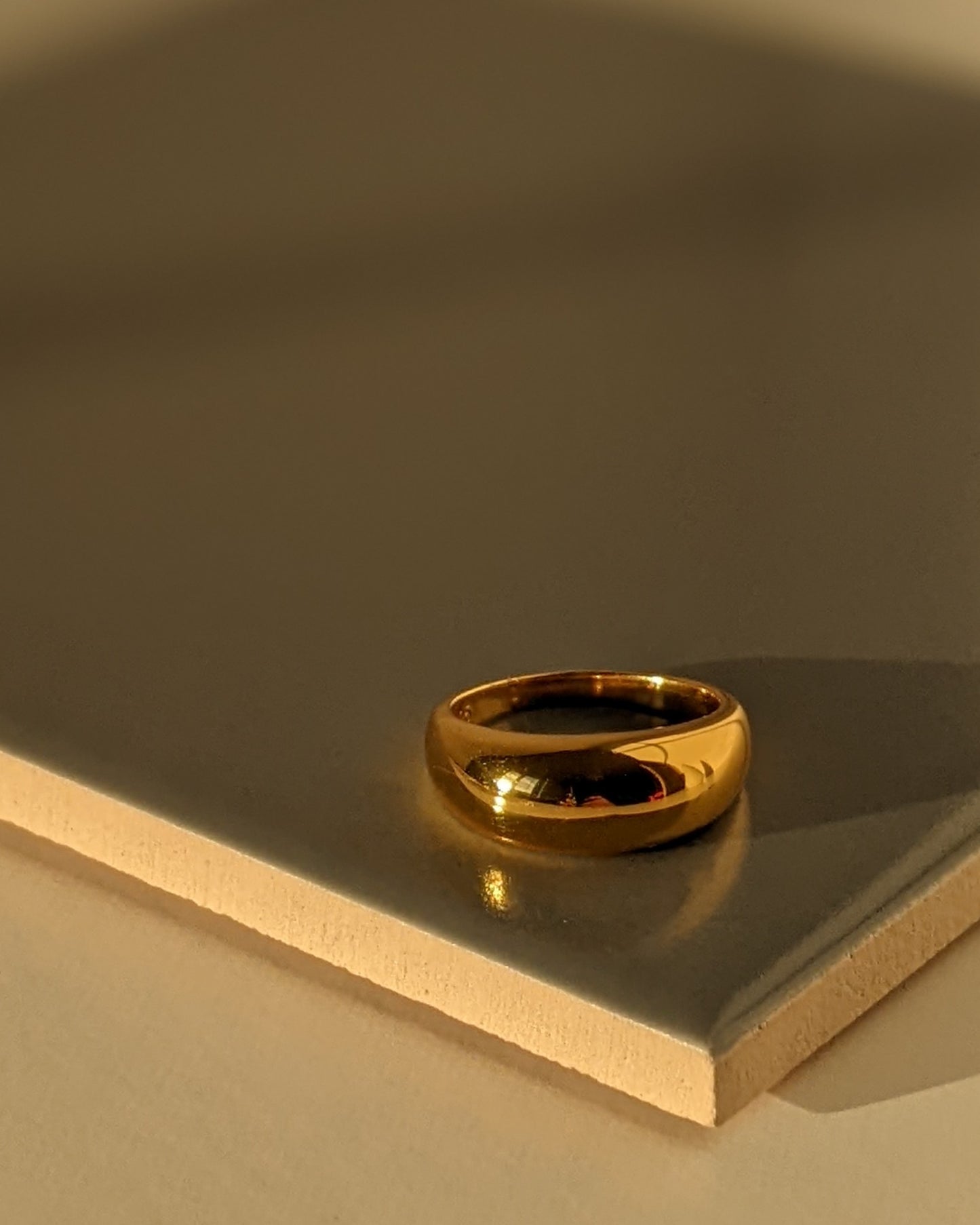 Gold Dome Ring